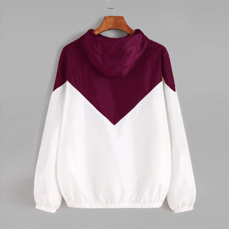 Two-tone Windbreaker Jacket