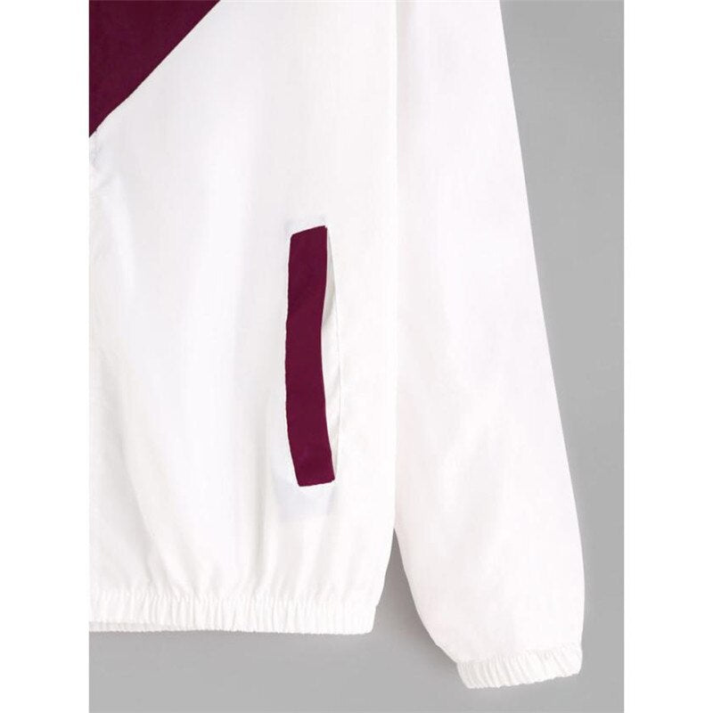 Two-tone Windbreaker Jacket
