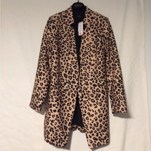 Ladies Blazer with leopard print