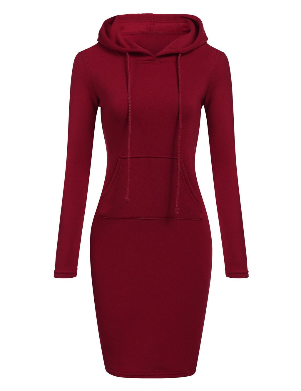 Slim Pullover Hoodie Dress
