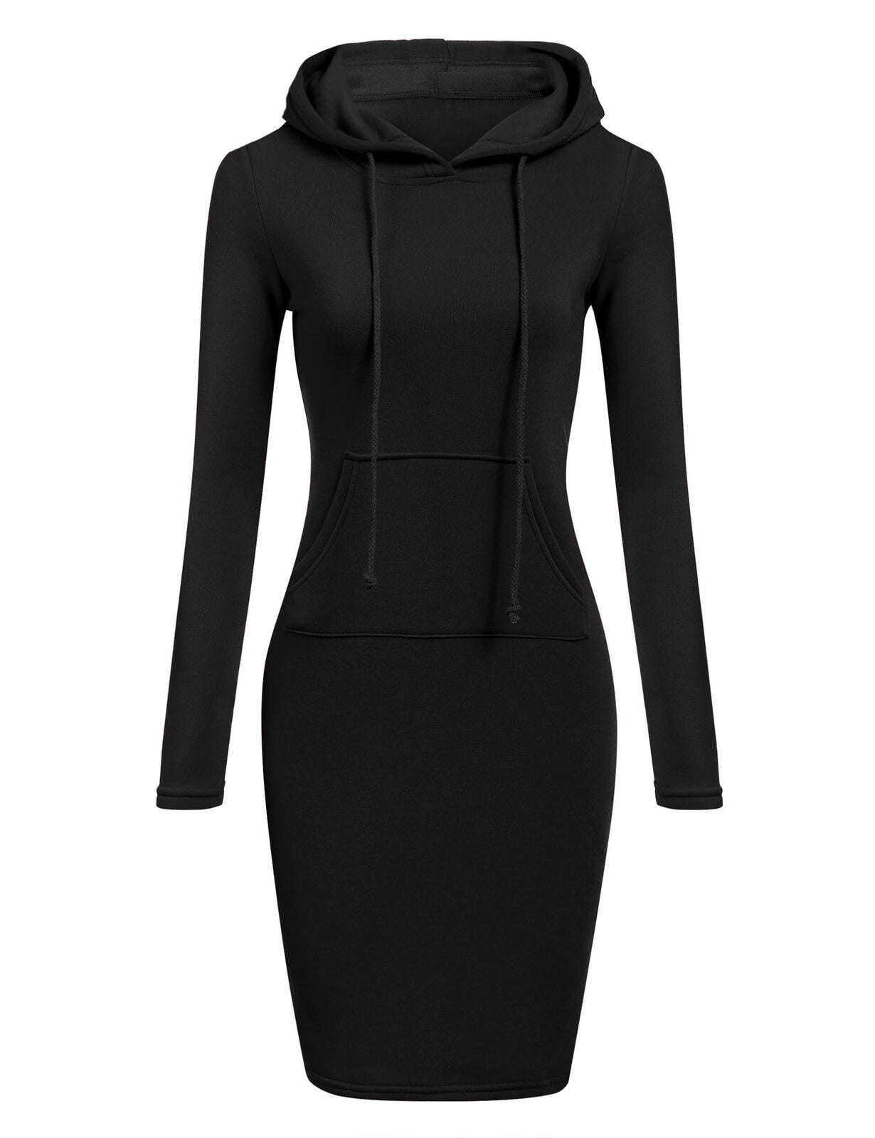 Slim Pullover Hoodie Dress