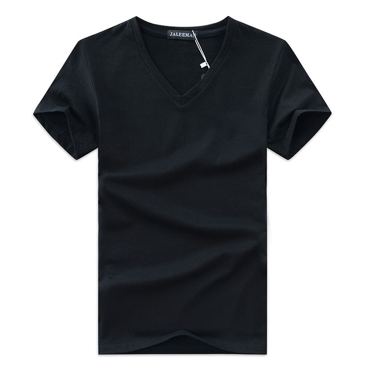Men's Slim Fit V-neck T-shirt