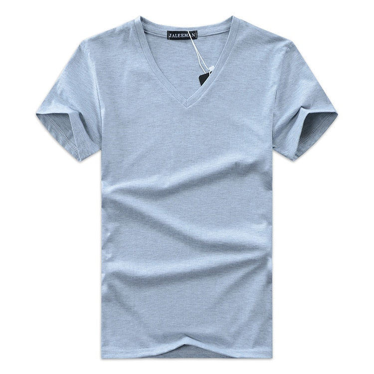 Men's Slim Fit V-neck T-shirt