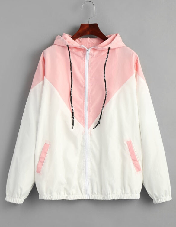 Two-tone Windbreaker Jacket