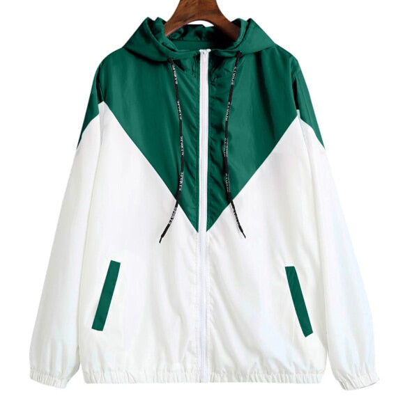 Two-tone Windbreaker Jacket