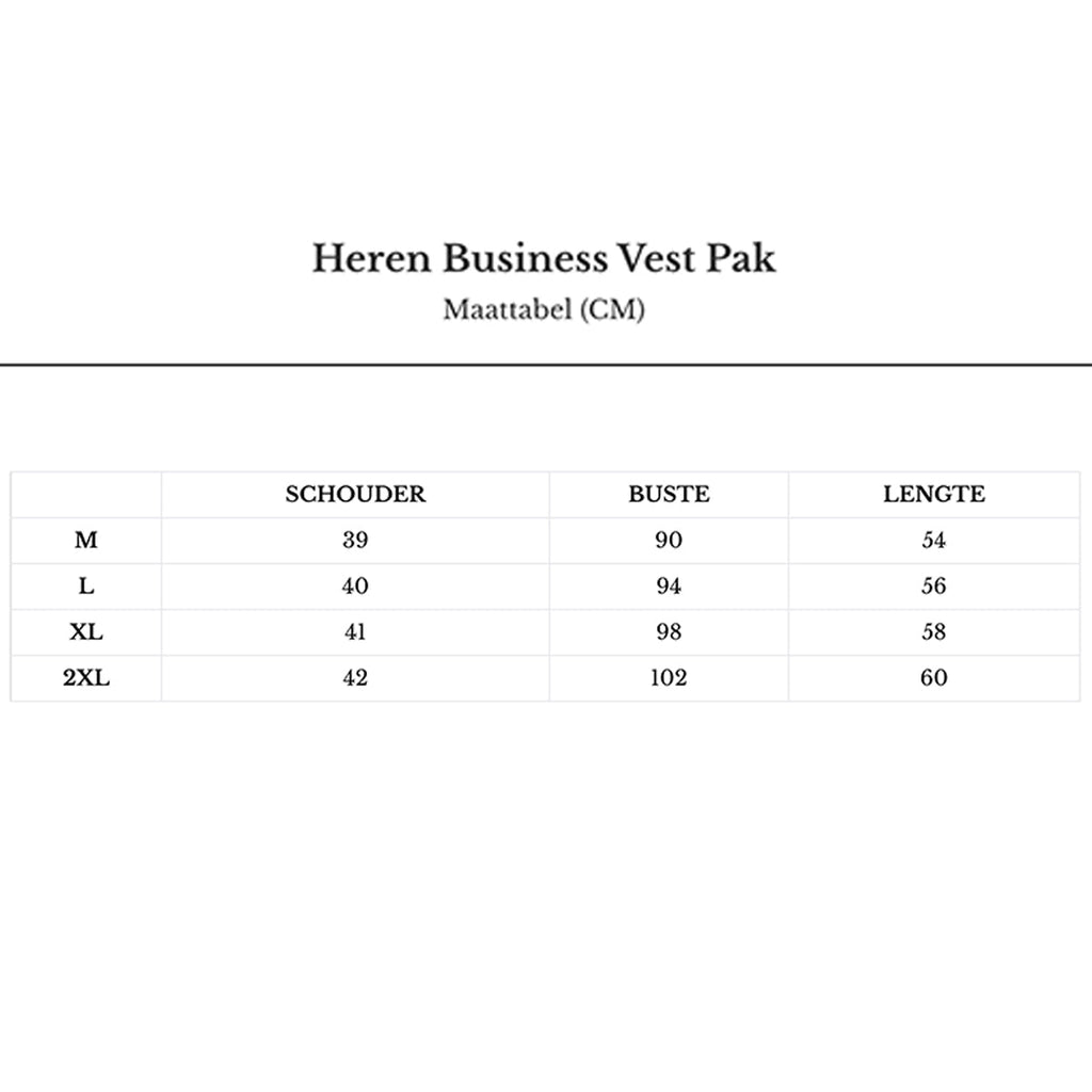 Men's Business Vest Suit