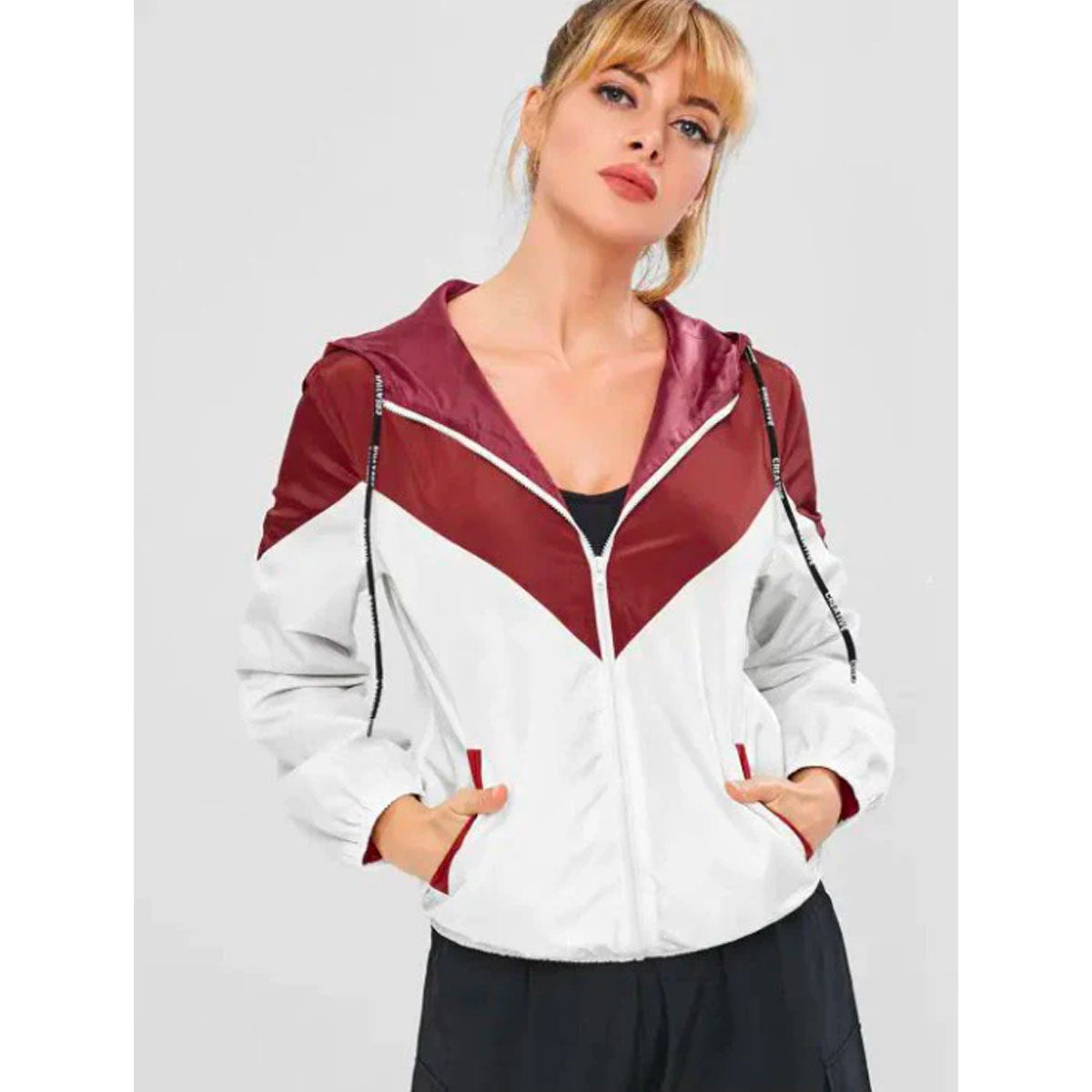 Two-tone Windbreaker Jacket