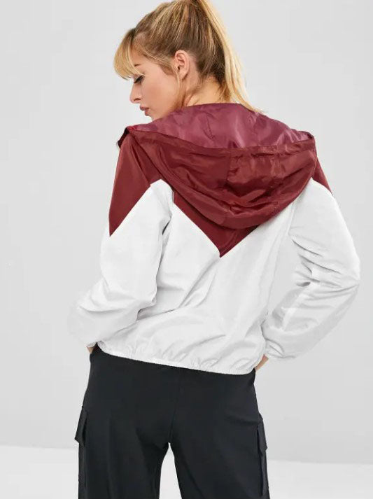 Two-tone Windbreaker Jacket