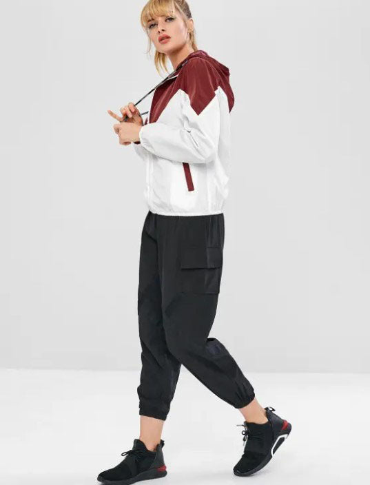 Two-tone Windbreaker Jacket